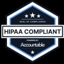 HIPAA Compliant - Seal of Compliance powered by Accountable